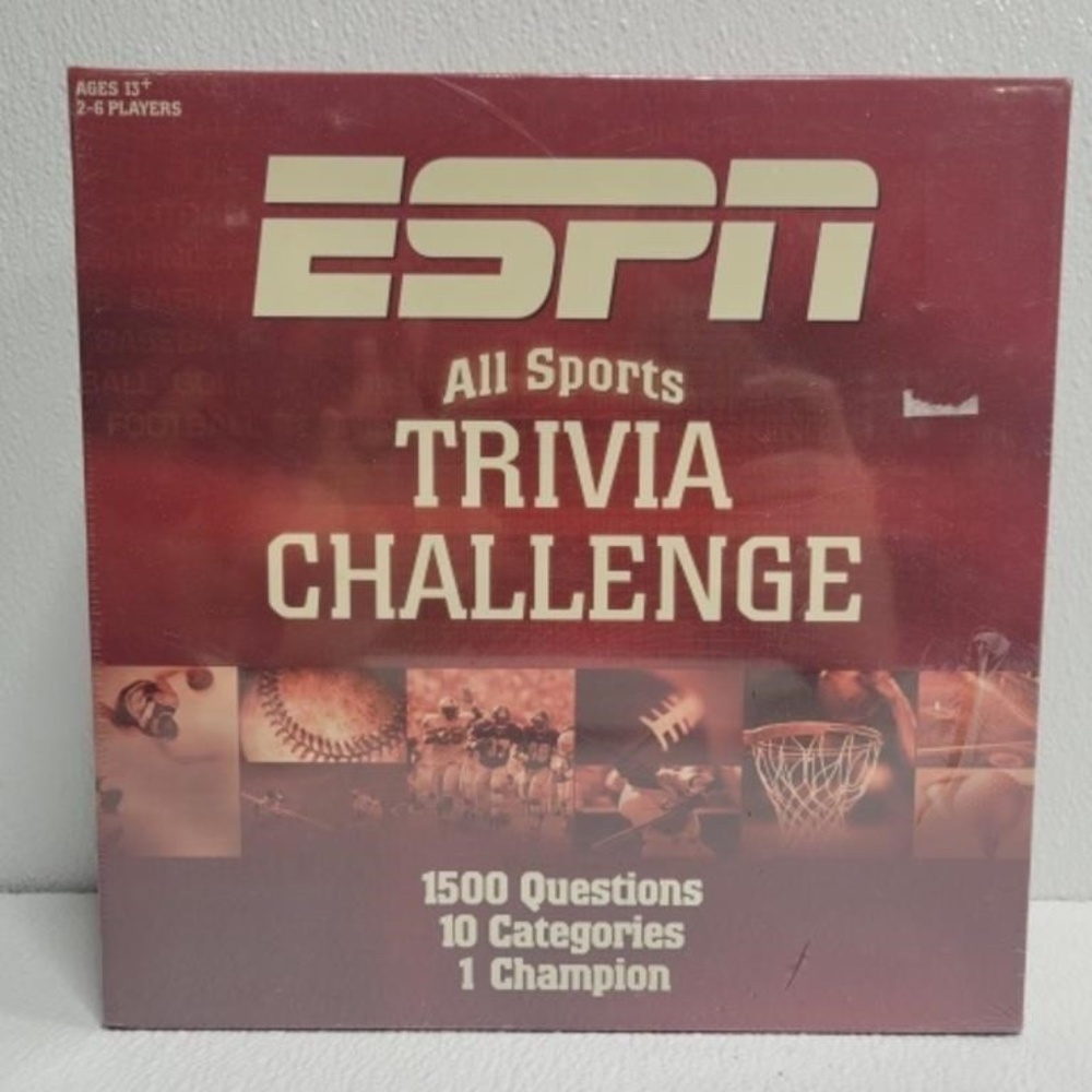 New in Packaging ESPN All Sports Trivia Challenger Home Games Entertainment Men